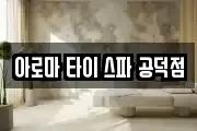 아로마 타이 스파 공덕점