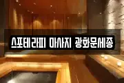 스포테라피 마사지 광화문세종