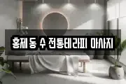 홍제동 수 전통테라피 마사지