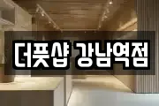더풋샵 강남역점