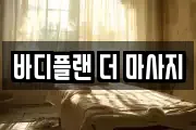 바디플랜 더 마사지
