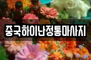 중국하이난정통마사지