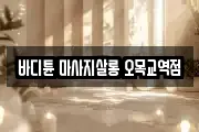 바디튠 마사지살롱 오목교역점