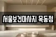 서울특별시 양천구 마사지, 지압등 업체정보