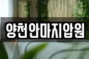 양천안마지압원