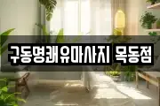 구동명쾌유마사지 목동점