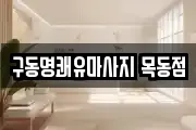 구동명쾌유마사지 목동점