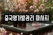 중국명가발관리 마사지