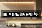바디튠 마사지살롱 용산이촌점