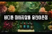 바디튠 마사지살롱 용산이촌점