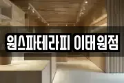 원스파테라피 이태원점