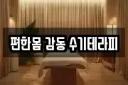 편한몸 감동 수기테라피