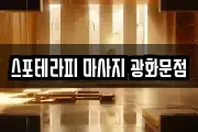 스포테라피 마사지 광화문점