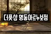 더풋샵 명동아르누보점