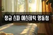 장금 스파 에스테틱 명동점