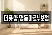 더풋샵 명동아르누보점