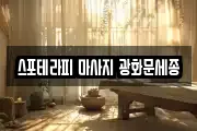 스포테라피 마사지 광화문세종