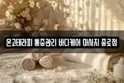 온고테라피 통증관리 바디케어 마사지 종로점