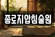 종로지압침술원