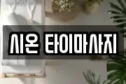 시온 타이마사지