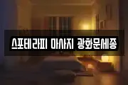 스포테라피 마사지 광화문세종