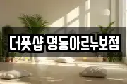 더풋샵 명동아르누보점