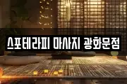 스포테라피 마사지 광화문점