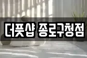 더풋샵 종로구청점