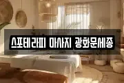 스포테라피 마사지 광화문세종