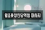 왕조풋샵신당역점 마사지