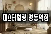 미스터힐링 명동역점