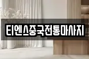 티엔스중국전통마사지