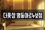 더풋샵 명동아르누보점