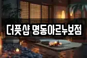 더풋샵 명동아르누보점