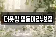 더풋샵 명동아르누보점