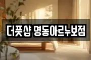 더풋샵 명동아르누보점