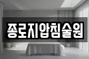 종로지압침술원
