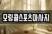 모링콜스포츠마사지