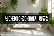 서울특별시 중구 주자동 마사지, 지압등 업체정보