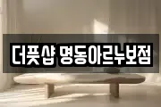 더풋샵 명동아르누보점