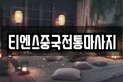 티엔스중국전통마사지