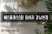 에스클래스스파 마사지 강남본점