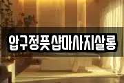 압구정풋샵마사지살롱