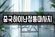 중국하이난정통마사지