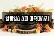 힐링힐스 스파 마곡마사지