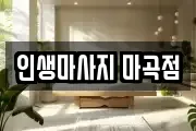 인생마사지 마곡점