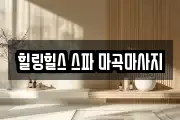 힐링힐스 스파 마곡마사지