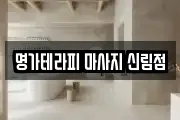 서울 관악구 신림동 마사지, 지압등 업체정보