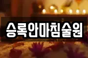 승록안마침술원