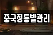 중국정통발관리
